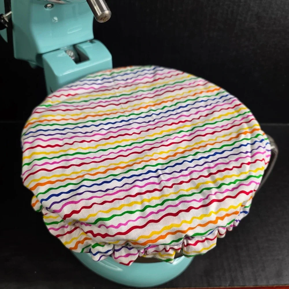 Grateful Dead Rainbow Logo Wavy Lines KitchenAid Mixer Mixing Bowl Cover Baking